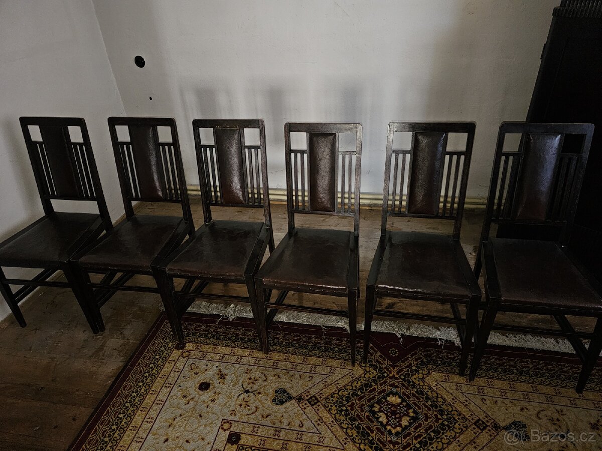 Prodam 6 židle prvorepublikove