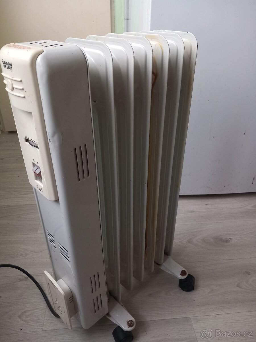 Olejový radiátor elektrický