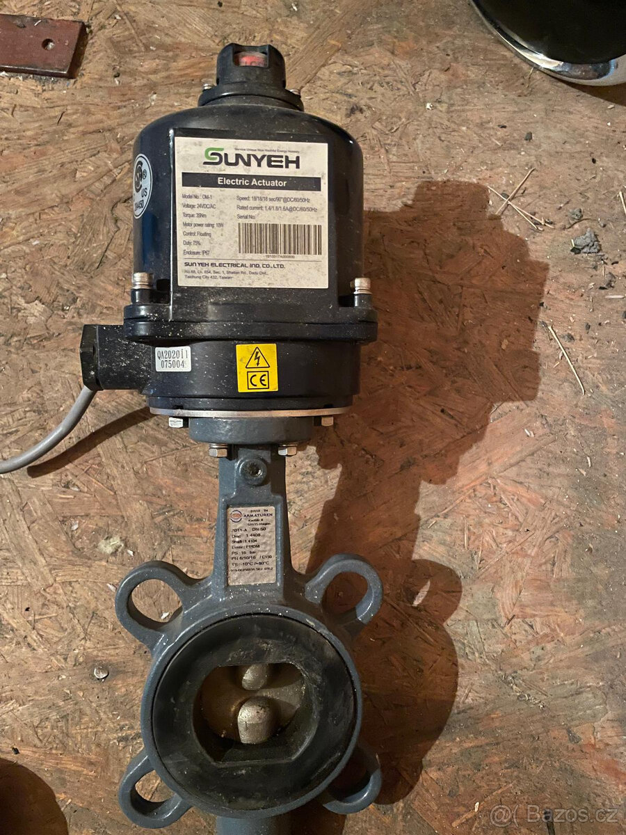servo klapka profi DN50