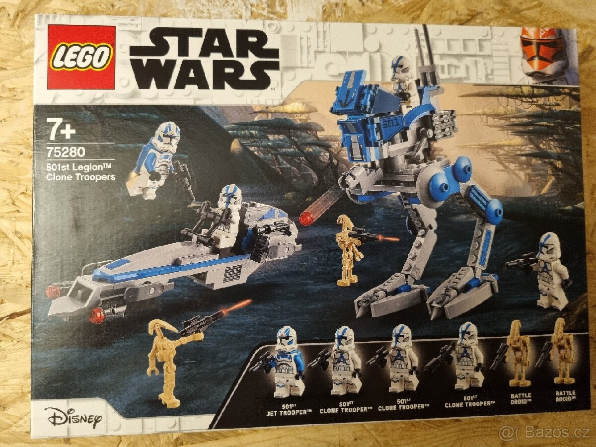 LEGO Star Wars 501 legie clonové vojáci battepack