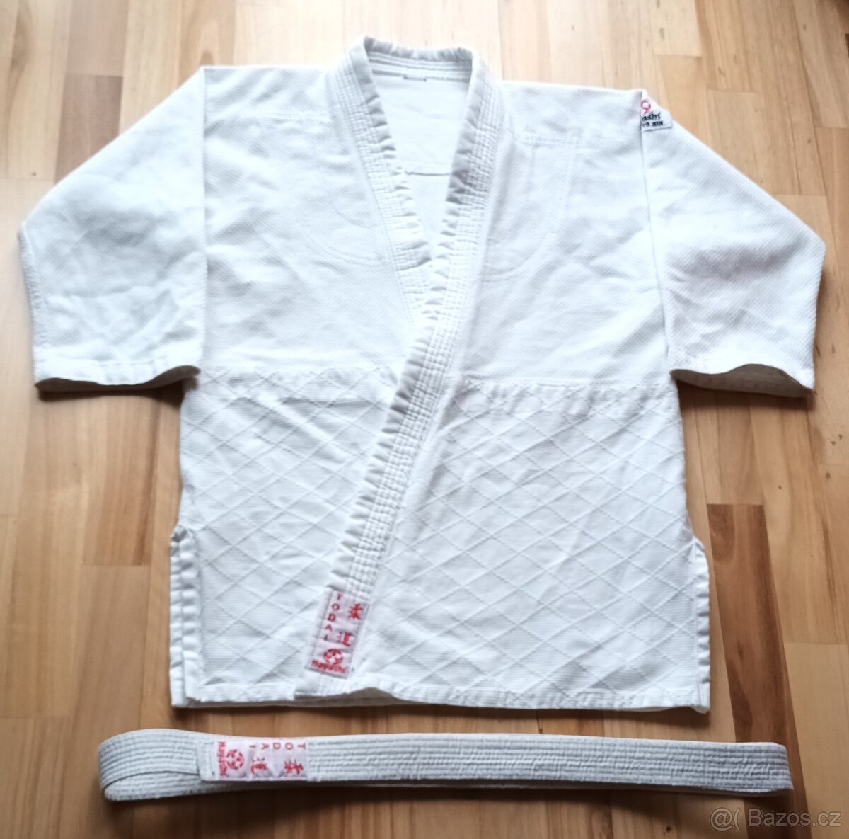 Kimono HAYASHI TODAI, vel. 150, bílé, 100 % bavlna