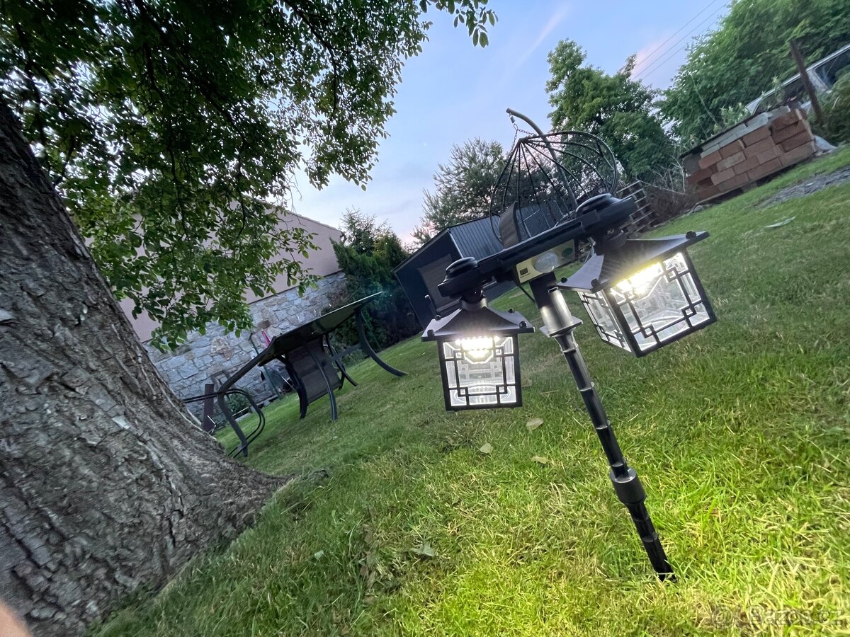 Zahradní solární led osvětlení / lucerny