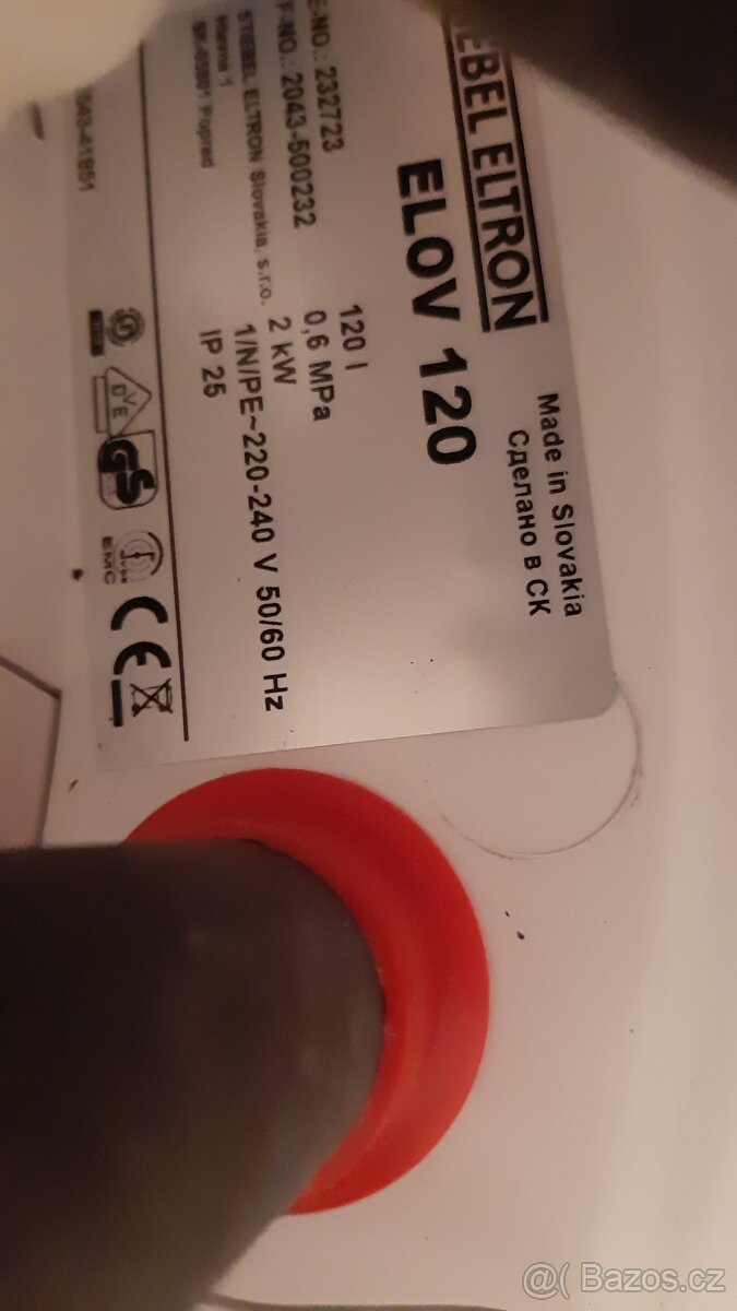 Elektrický bojler Tatramat 120l.