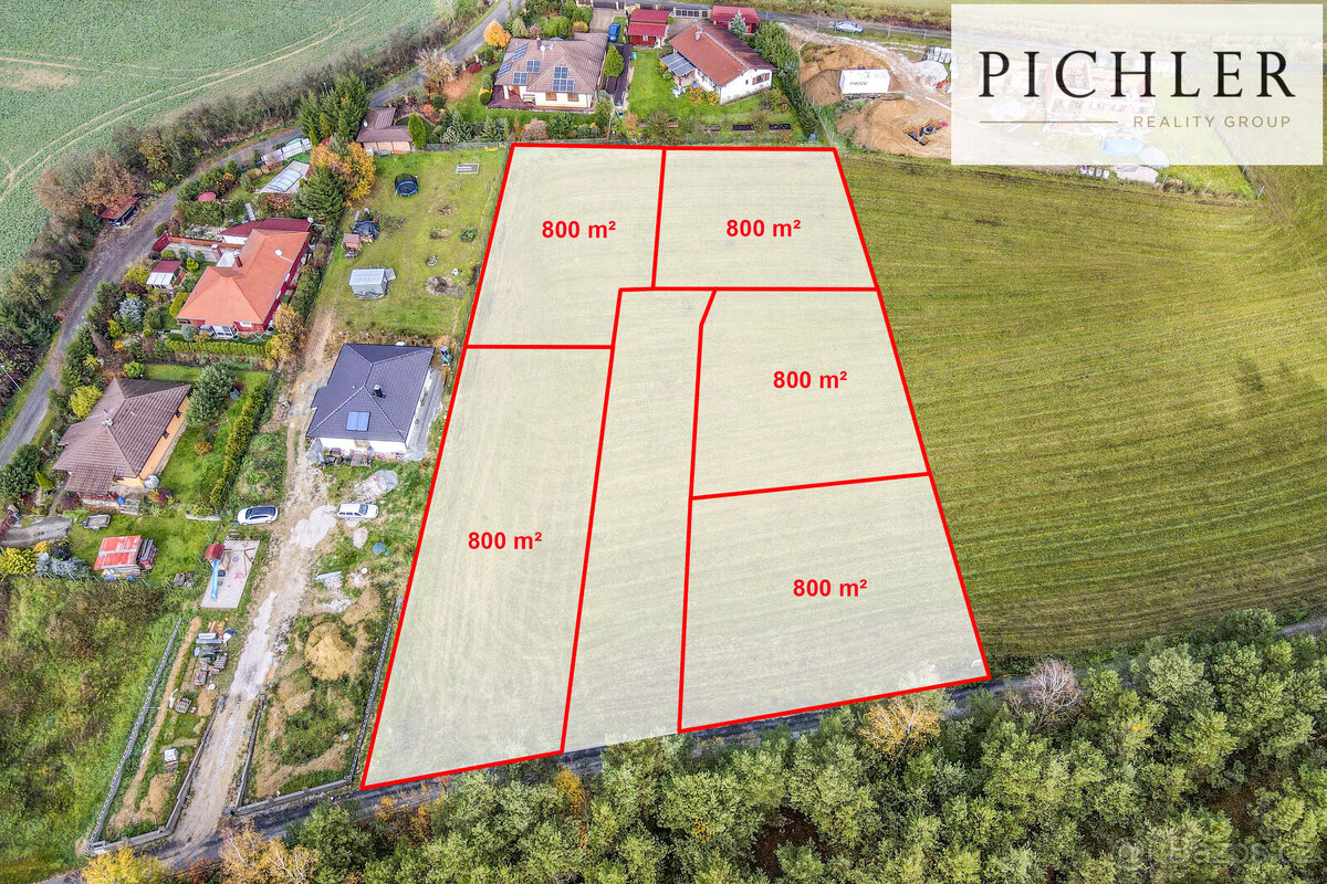 Prodej pozemku k bydlení, 800 m², Hromnice