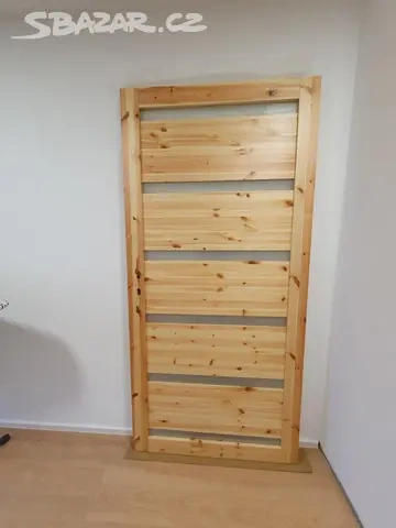 borovicové dveře lakované- 100 P- 6 skel