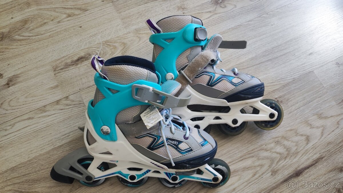 Dětské brusle Decathlon Oxelo vel. 36