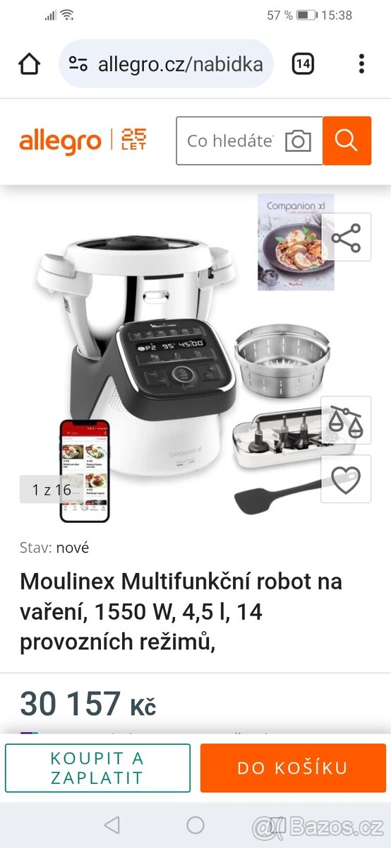 Multifunkční robot na vaření a pečení