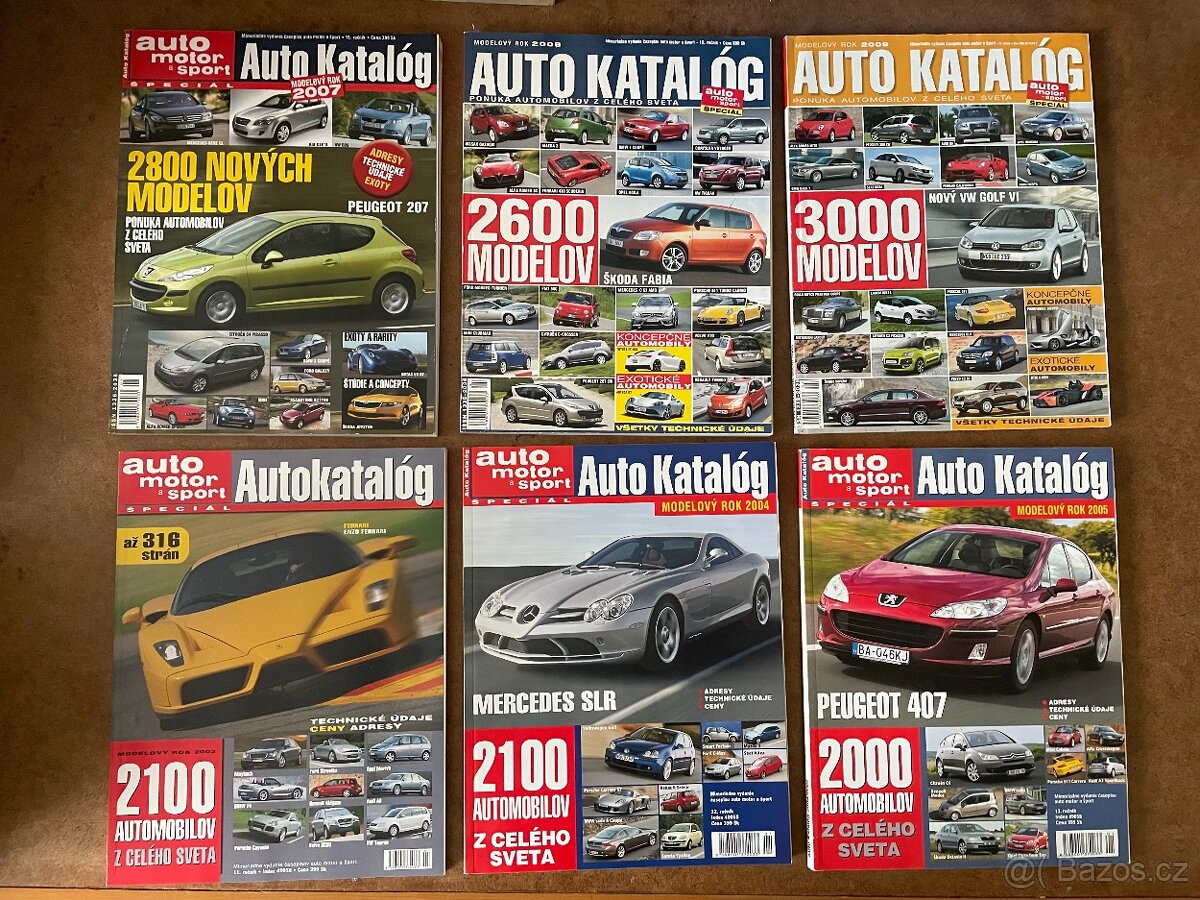 Predám Autokatalógy