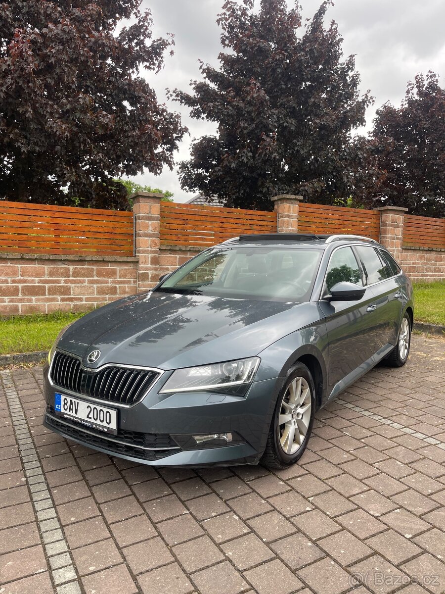 ŠKODA SUPERB 1.6TDi 88KW LED PANORAMA