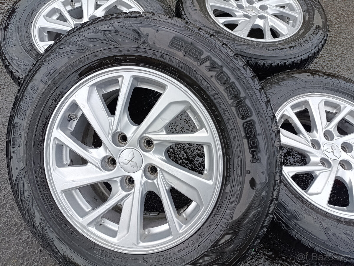 5x114,3 Mitsubishi 6,5Jx16 ET38 alu disky