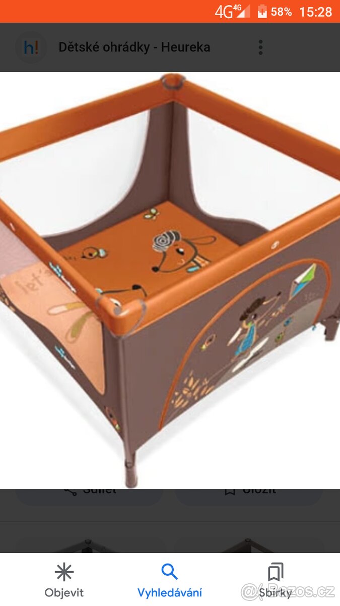 Detska ohradka baby design play top stav