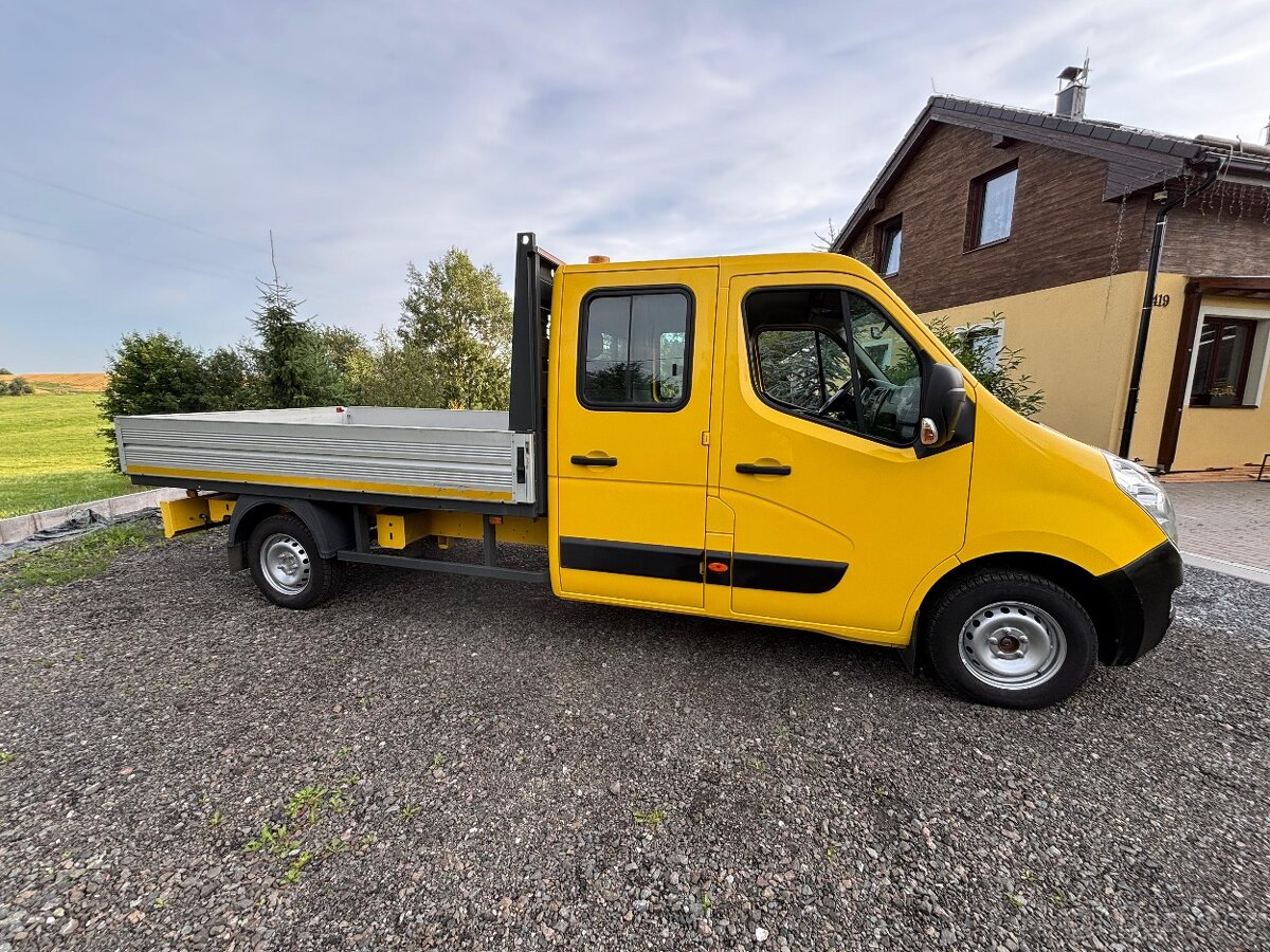 Opel Movano 2.3 CDTI 92 kW Valník DoubleCab 14700 km