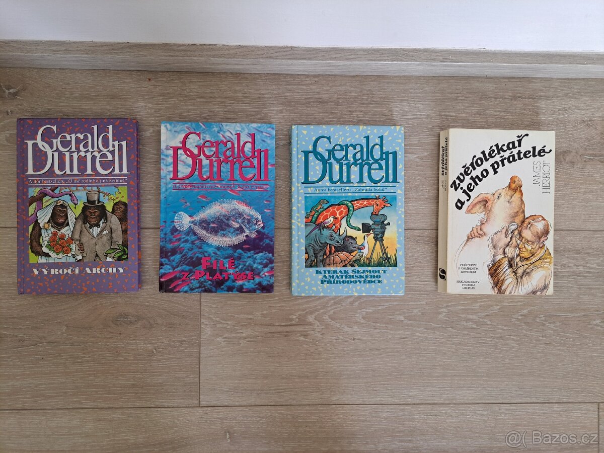 Knihy - Durrell a Herriot