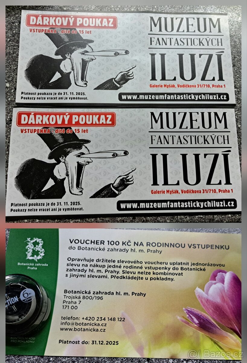 Vstupenky