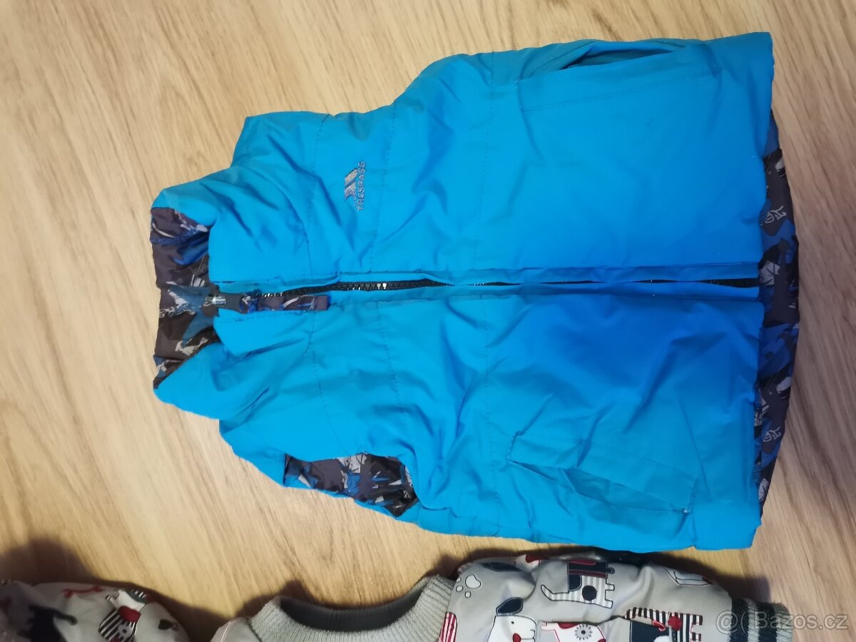 teplá podzimní vesta oboustranná, 12 - 24 m
