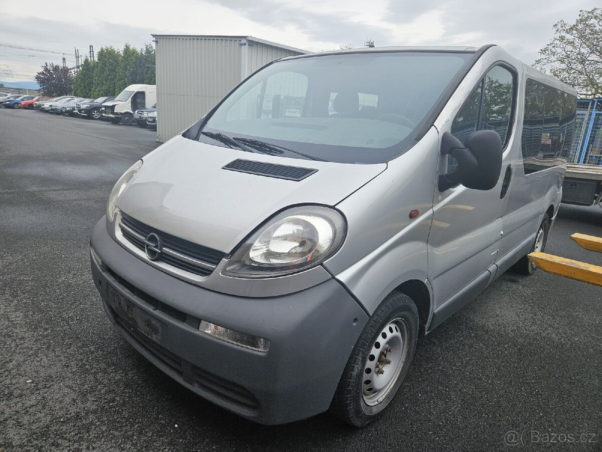 Opel Vivaro,Trafic 2.5 dci r.v. 2005 náhradní díly.