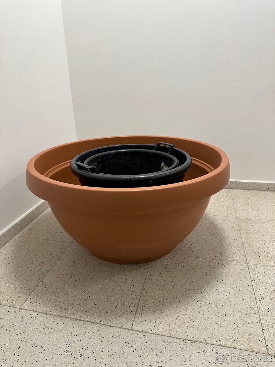 Plastové květináče na olivovníky