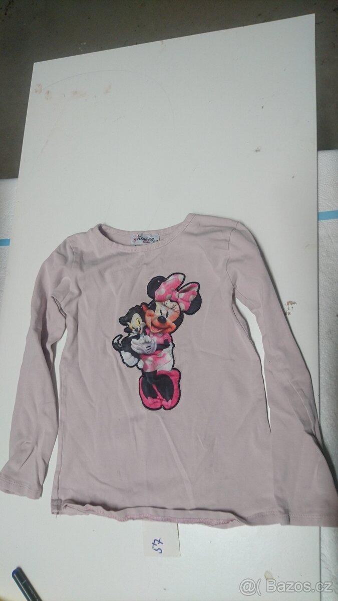 tričko Minnie dl.rukáv 6-7 let