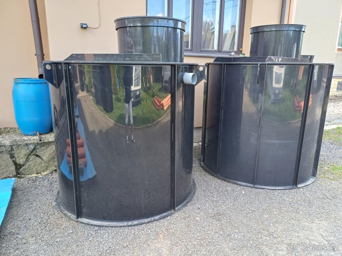 Septik 3m3 ,vodoměrné šachty a jiné nádrže