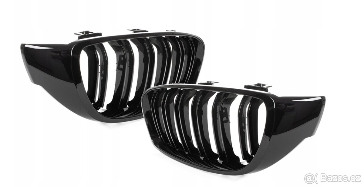 Maska - ledvinky pro BMW 4 - F32 / F33 / F36 - černý lesk