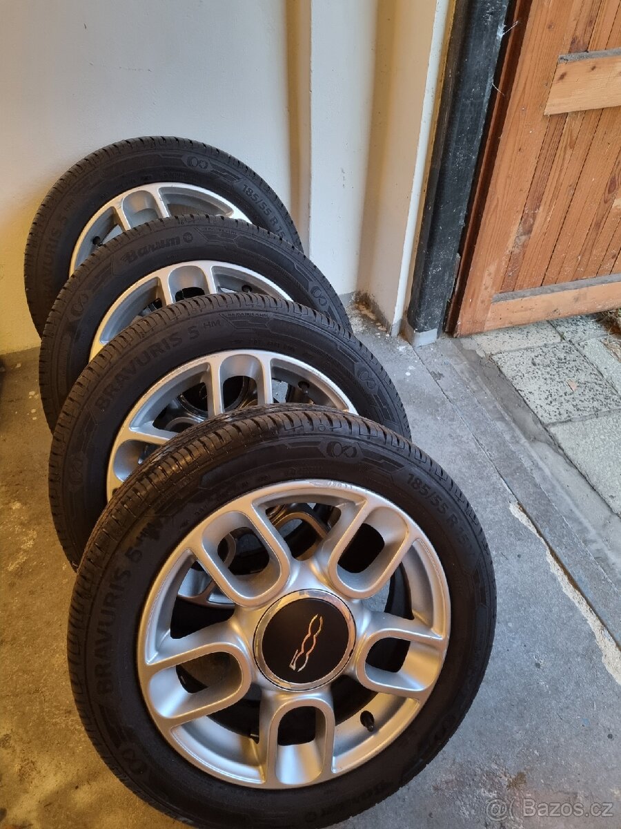 ALU kola Fiat 500 15 palců