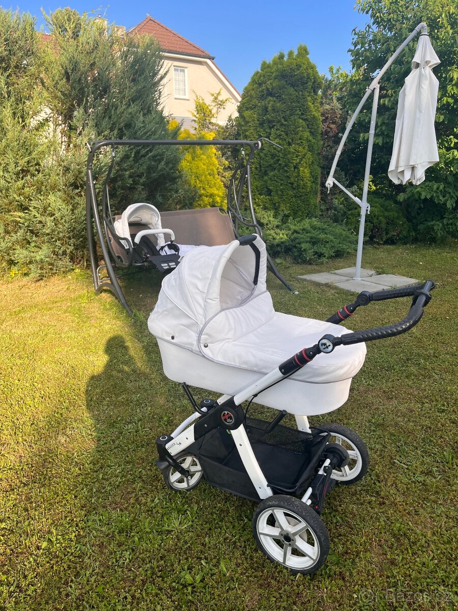 Prodám kočárek Hartan Racer GT + přísluš.+Autosed.