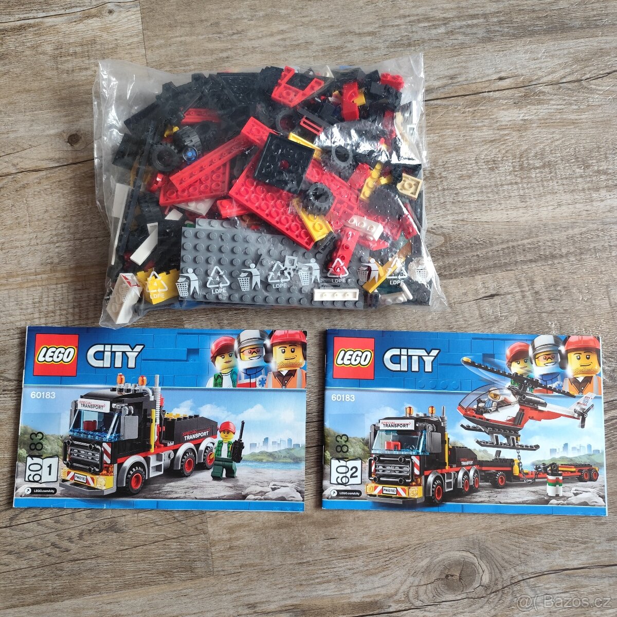 Lego City Tahač na přepravu těžkého nákladu 60183