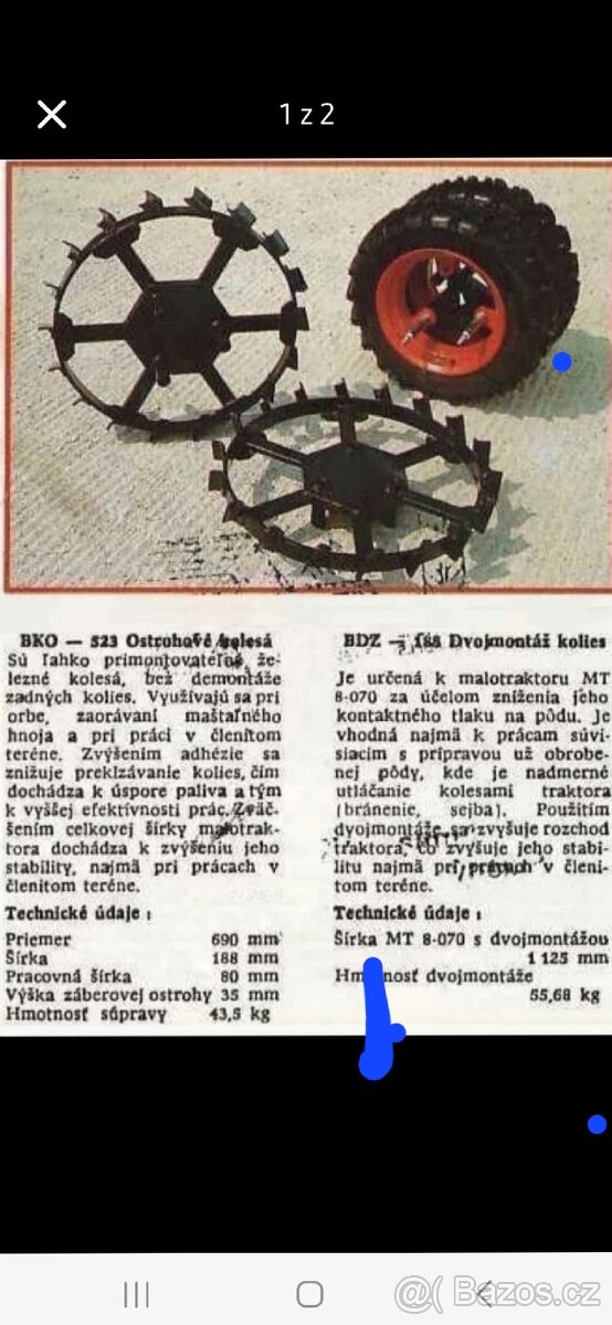 orebná kola návleky