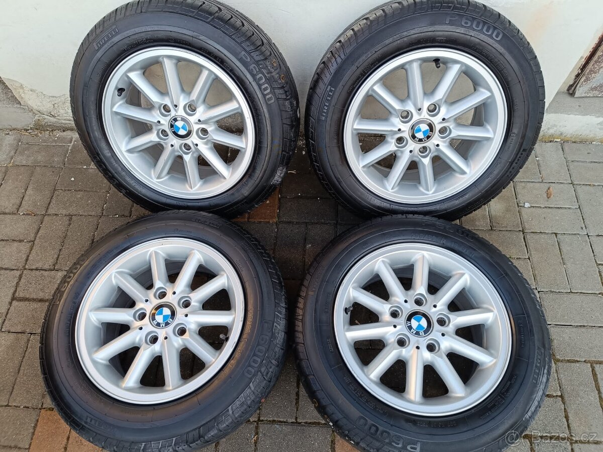 ALU 5x120 r15 BMW + LETNÍ PNEU