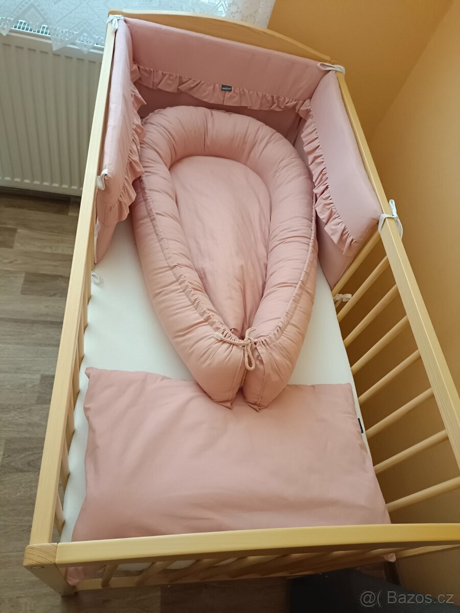 Sada do postýlky starorůžová