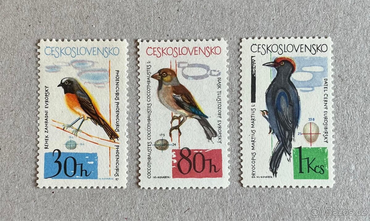 Známky ČSR II, Ptactvo 1964 
