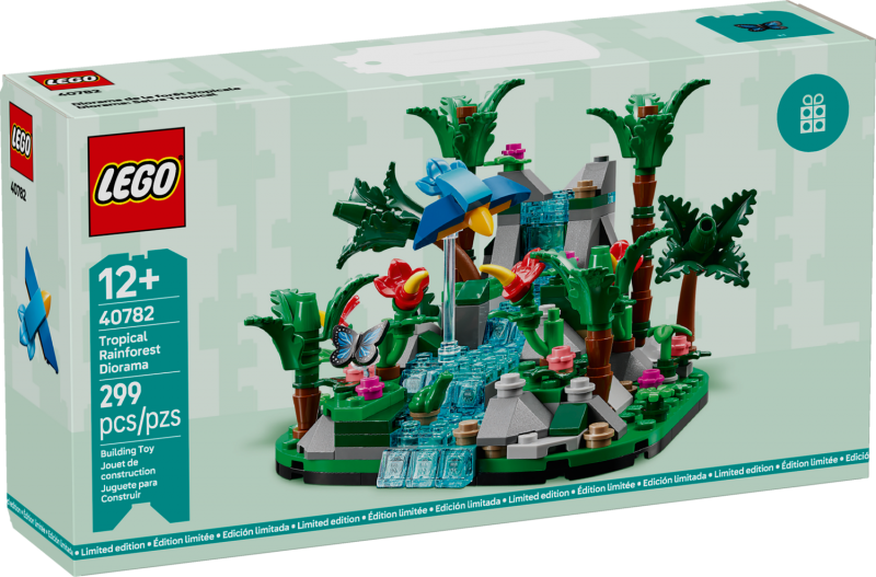 LEGO Diorama s tropickým deštným pralesem 40782