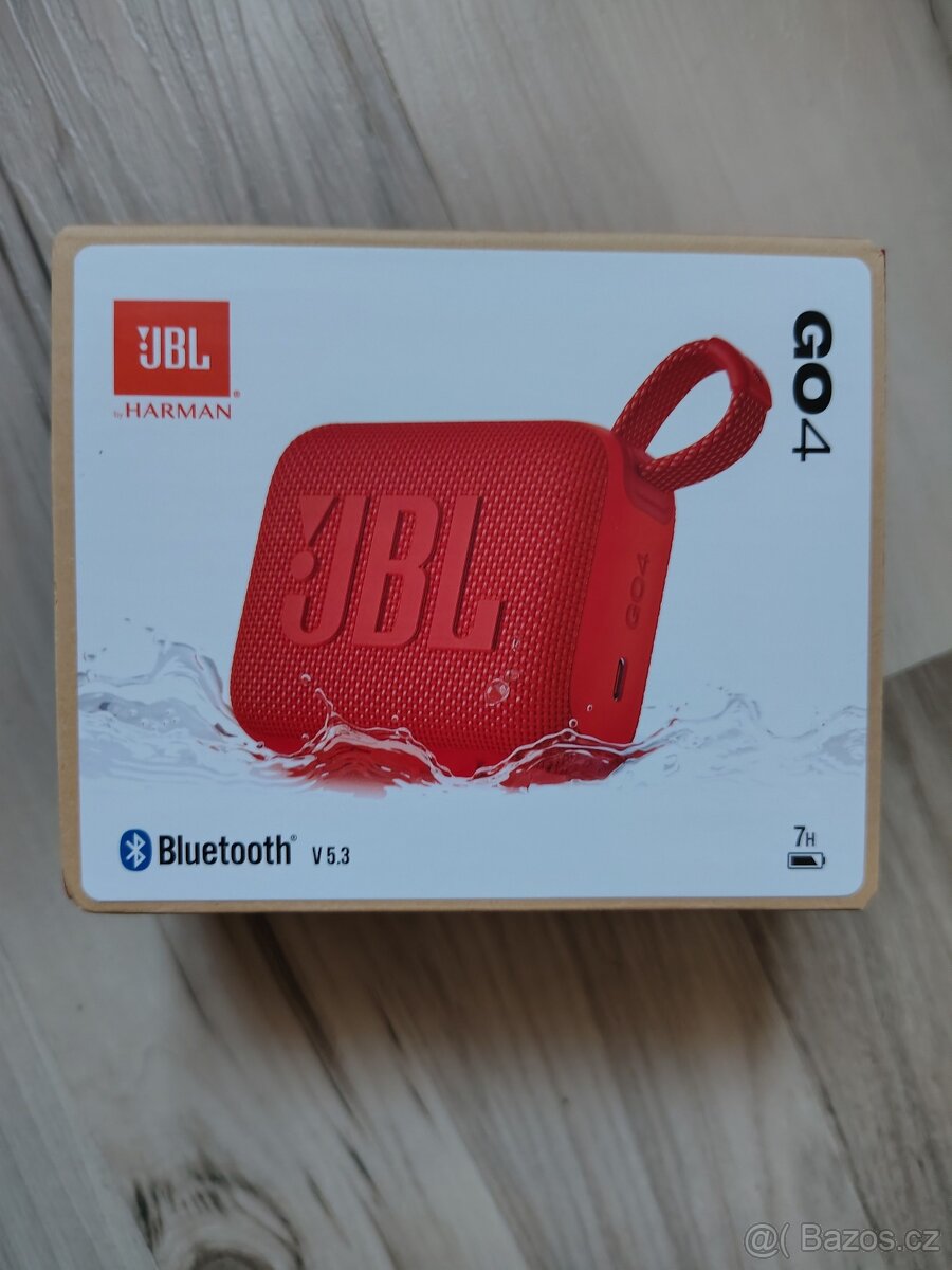 JBL GO 4 Red reproduktor