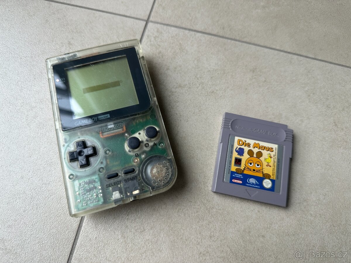Nintendo GAME BOY pocket transparentní