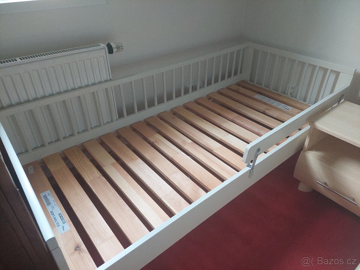 Dětská postel IKEA Gulliver 160x70 + matrace atd.