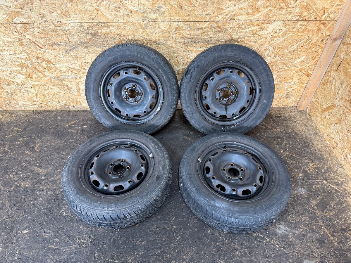 SADA DISKŮ 5Jx14H2 5x100 ET35 165/70R14 LETNÍ
