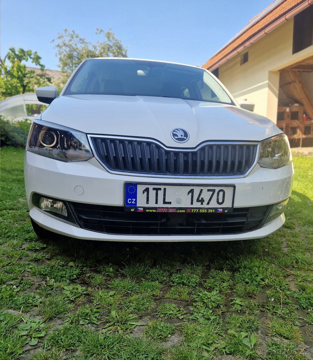 Škoda Fabia 1.4TDI (66 kW), r. 2018, bílá
