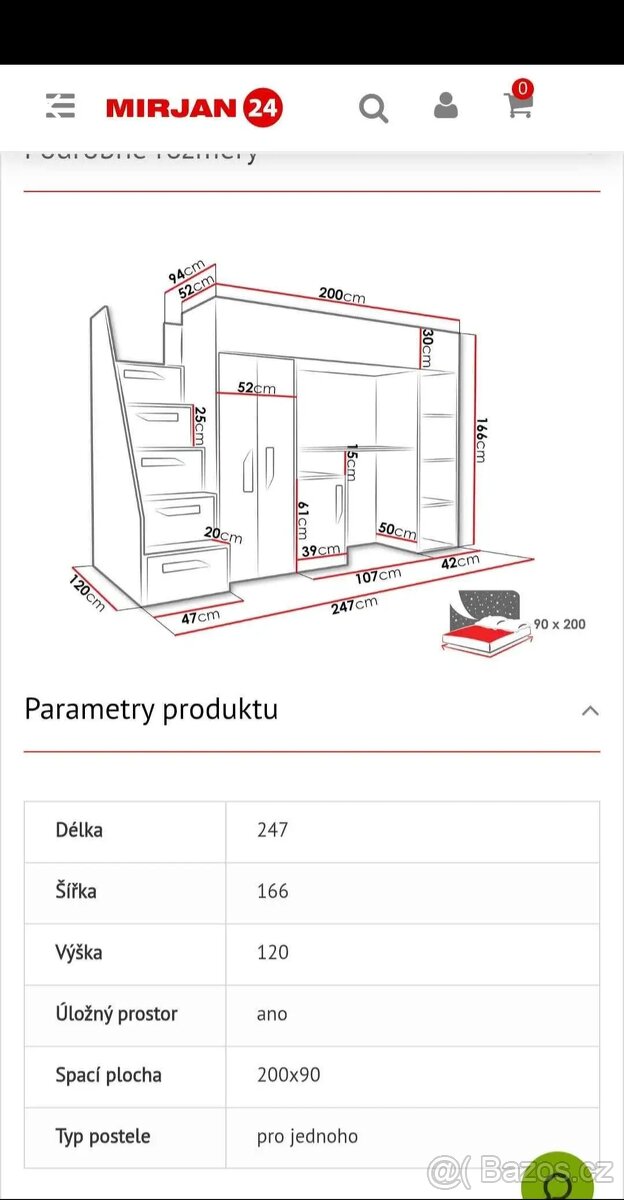 Poschoďová postel
