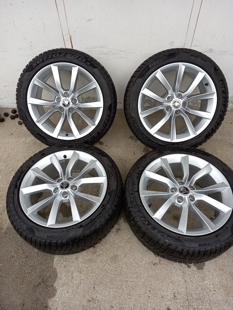 Zimni Originál alu kola skoda superb
