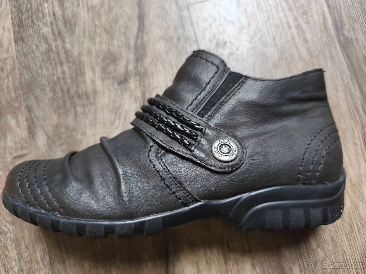 Pohodlné podzimní boty RIEKER v.38 - top stav