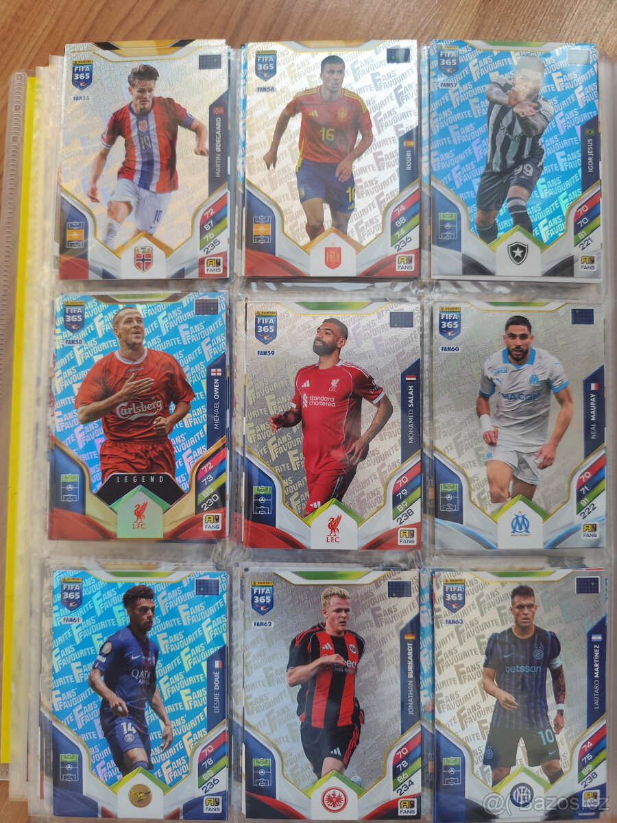 Fotbalové kartičky Adrenalyn - Fifa 365 2026.