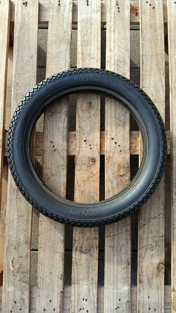 Barum 3,00-16 zmije S14 Made in CZECHOSLOVAKIA