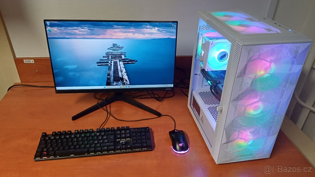 Herní PC - Ryzen 7 2700X, RTX 3060, 16 GB RAM, záruka