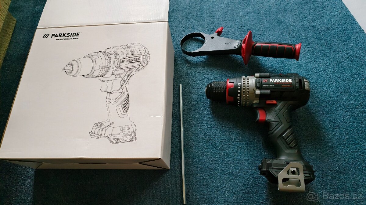 Aku příklepová vrtačka Parkside Performance