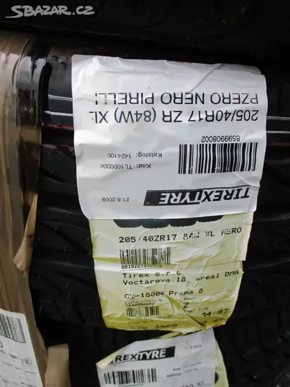 4 pneu PIRELLI 205/40 ZR17 84W XL nepoužité