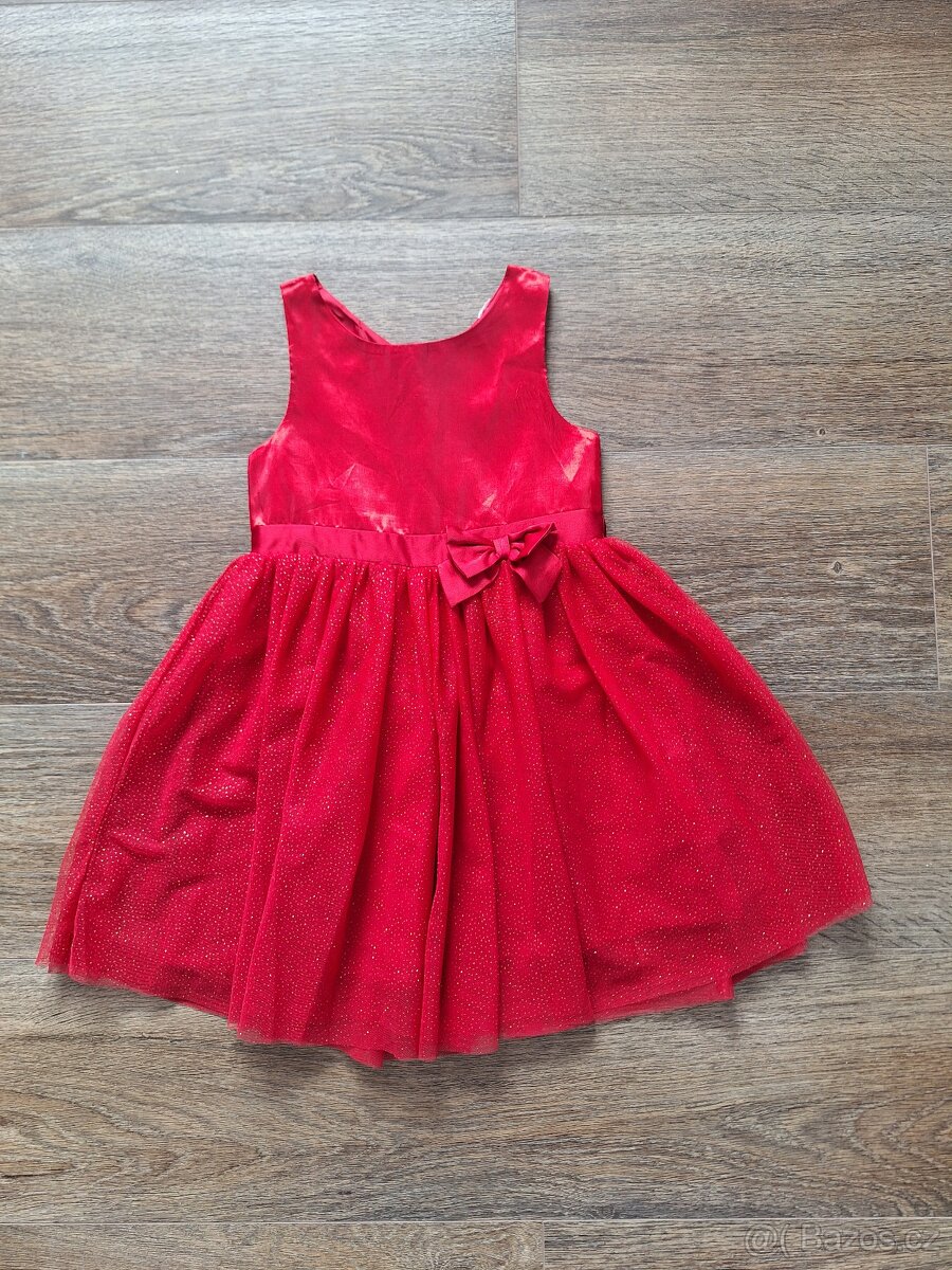Červené šaty H&M vel 122/128