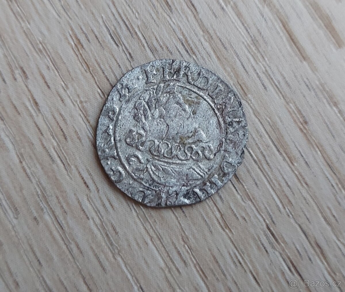 Stříbrný KIPROVÝ 3 Krejcar Ferdinand II ročník 1622 Pra