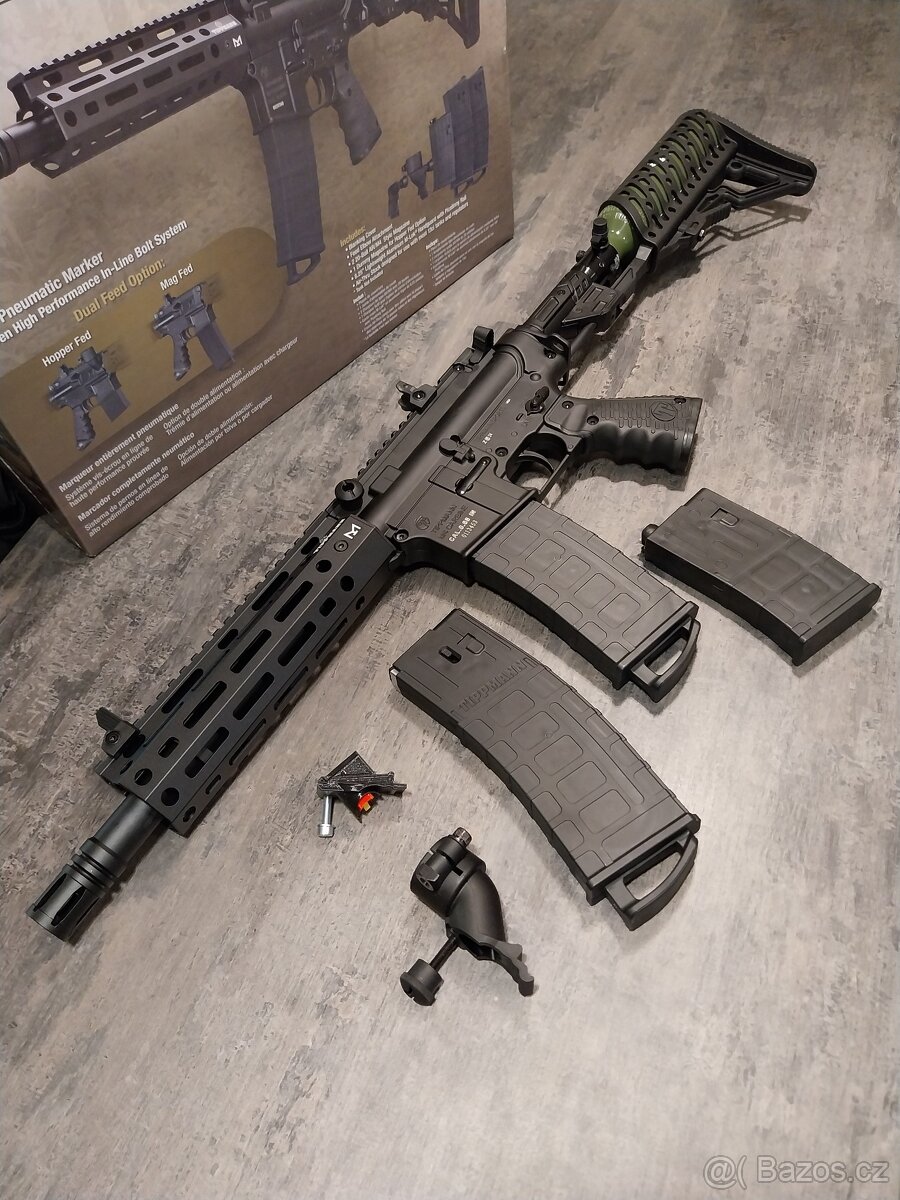 NOVÝ-> Tippmann TMC Black ELITE, HPA lahev + lokbolt