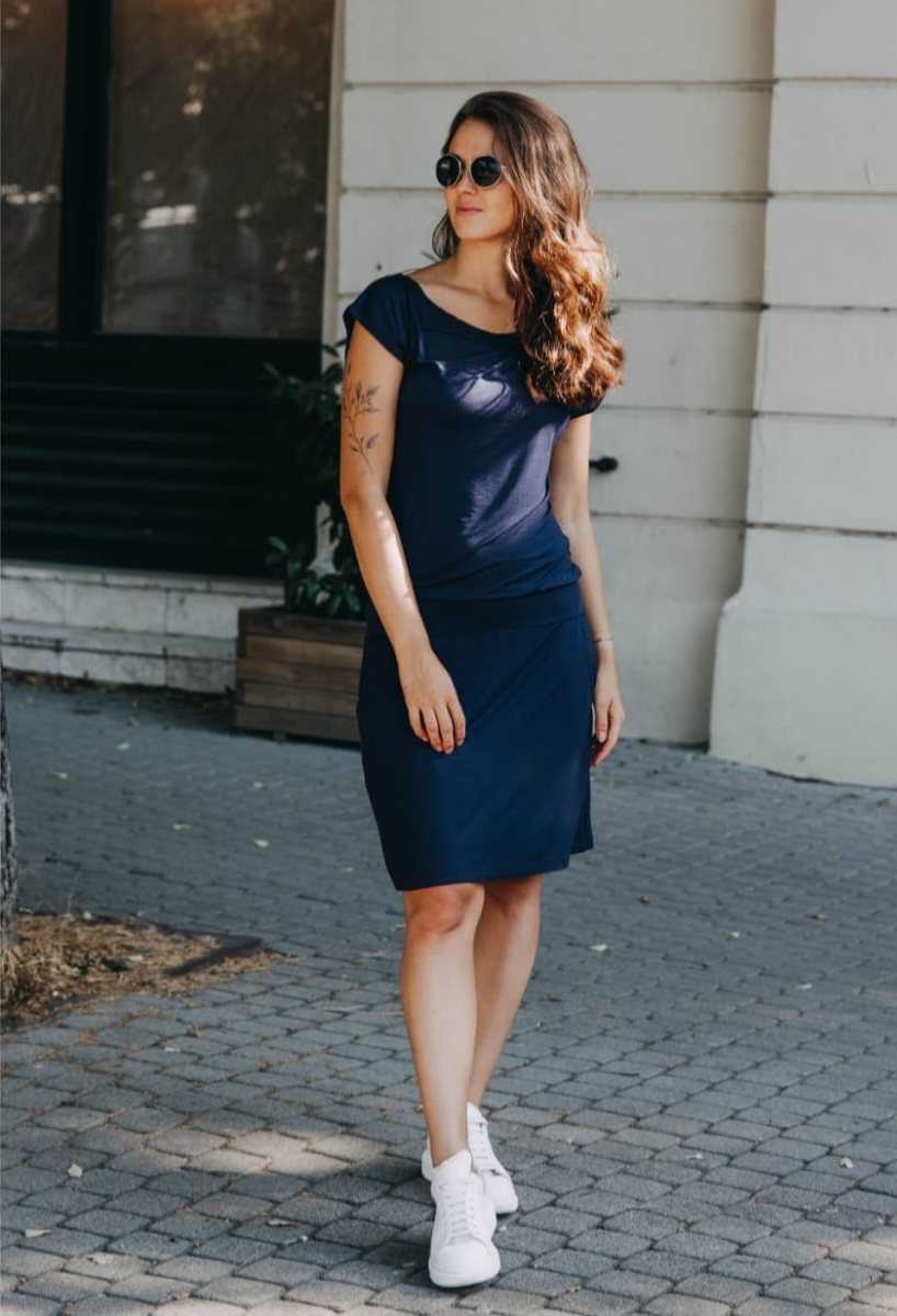 PRODÁNY Buga šaty Elegance Navy