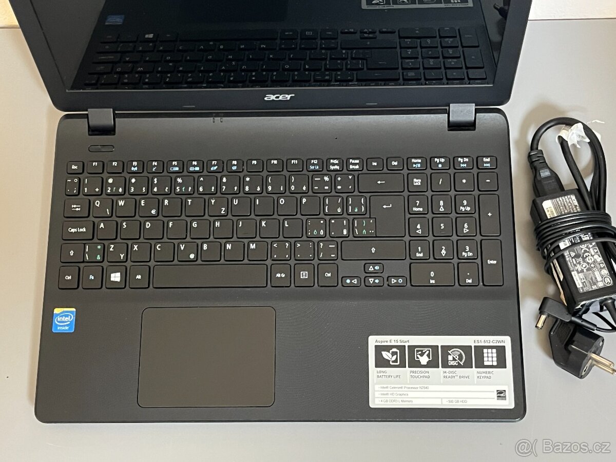 Acer Aspire E 15. Celeron, 4GB RAM, 1TB HDD